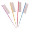 Non-rust Pet Flea Comb Practical Stainless Steel Colorful Dog Grooming Comb Dense Tooth Pet Hair Comb for Dogs Puppy Cats