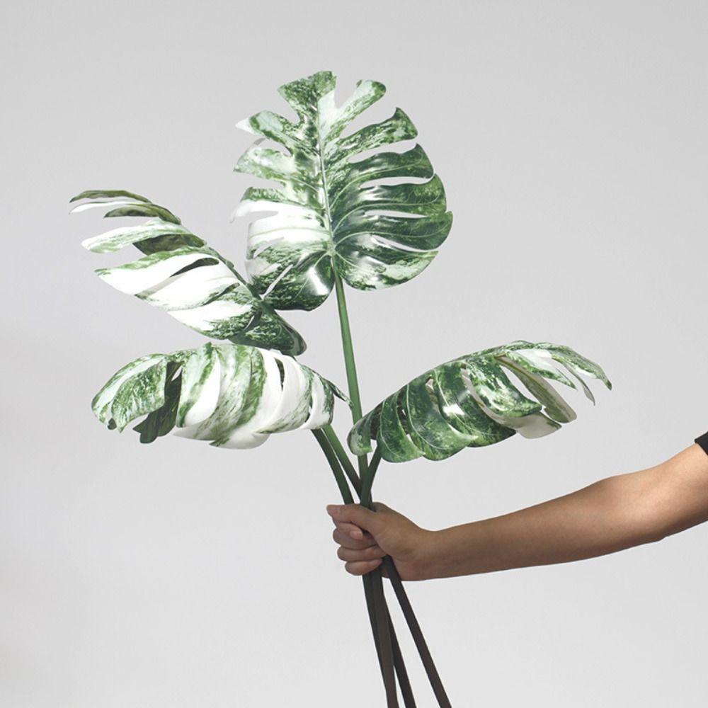 Fern Plant Artificial Tropical Palm Branches Tropical Plants Fake Palm Leaves Desktop Decoration