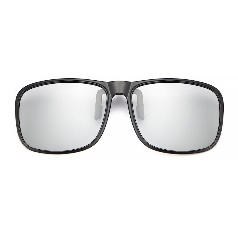 Non-polarized Sunglasses Clip for Men and Women Flip Up Polarized Sun Glasses Driving Night Vision Clip-on Style Fishing Cycling Eyewears