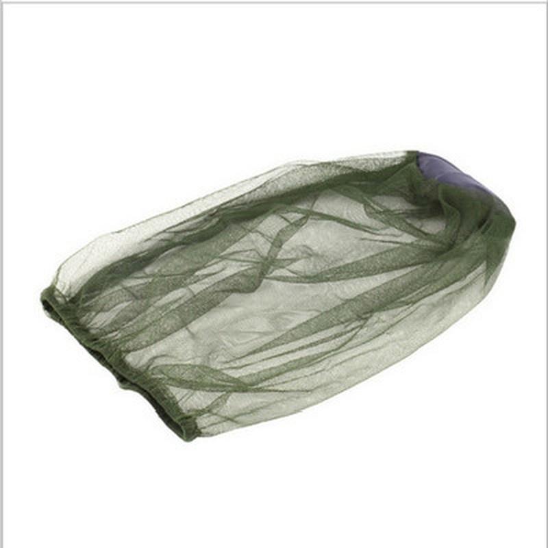 Insect Mosquito Net Mesh Face Fishing Hunting Outdoor Camping Hat Protector Cap