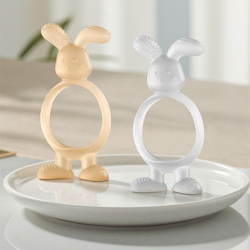 Rrabbit Silicone Teether Gloves Training Grip Hand Teether New Kids Teething Toys Infant