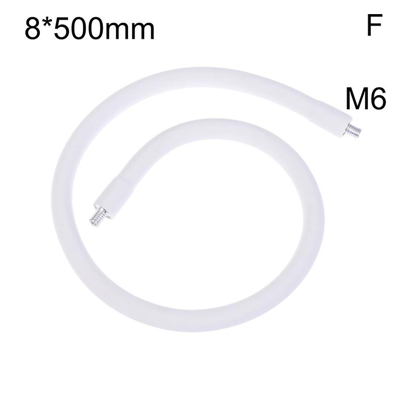 1 шт. M6 M8 Мужская внутренняя резьба Мягкий легкий гибкий кабелепровод DIY металлический силиконовый шланг гибкая формовка универсальный для лампы