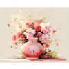 Frame Diy Painting By Numbers For Adults Kits Vase Flowers Art Gift Acrylic Paint By Numbers For Home Decors 40x50cm