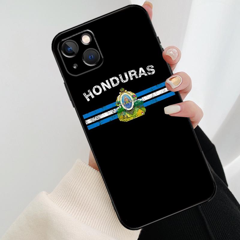 Honduras Flag Phone Case For iPhone 17 Pro Max 16 15 14 11 12 13 Pro Max mini 15 16 Plus 16e 17 Air Cover