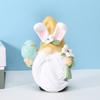 Пасхальный кролик уха гном фигурка красочное яйцо безликий эльф гном смоляная статуэтка скульптура Главная