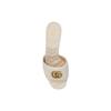 Gucci Кожаные мюли с эффектом стеганой отделки Matelasse 95 мм 674839 BKO00 9022