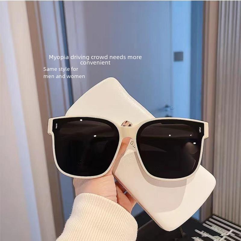 Комплект поляризованных солнцезащитных очков-клипс унисекс - модная защита от ультрафиолета для близорукости и вождения