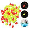 100pcs Visualable Beans Moveable Float Amplify Fishing Signal Sender Float Tail Eye-catching Beans