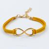 Fashion Symbol 8 Word Leather Rope Bracelet Personality Universal Bracelet Jewelry