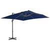 Offset Parasol - VIDAXL - 3x3m - Aluminium - Azure Blue - Anti-UV