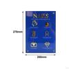 Доска для демонстрации акрилового дизайна ногтей, органайзер, держатель для показа