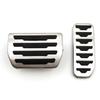 Steel Footrest Gas Brake Pedal Covers Kit For Range Rover Evoque Land Rover Discovery Sport Jaguar