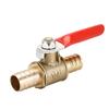 Universal 1/4 Small Valve 6/8/10/12mm Hose Barb Inline Brass Water Oil Air Gas Faucet Shutoff Fuel Line Ball Valve Pipe Fittings