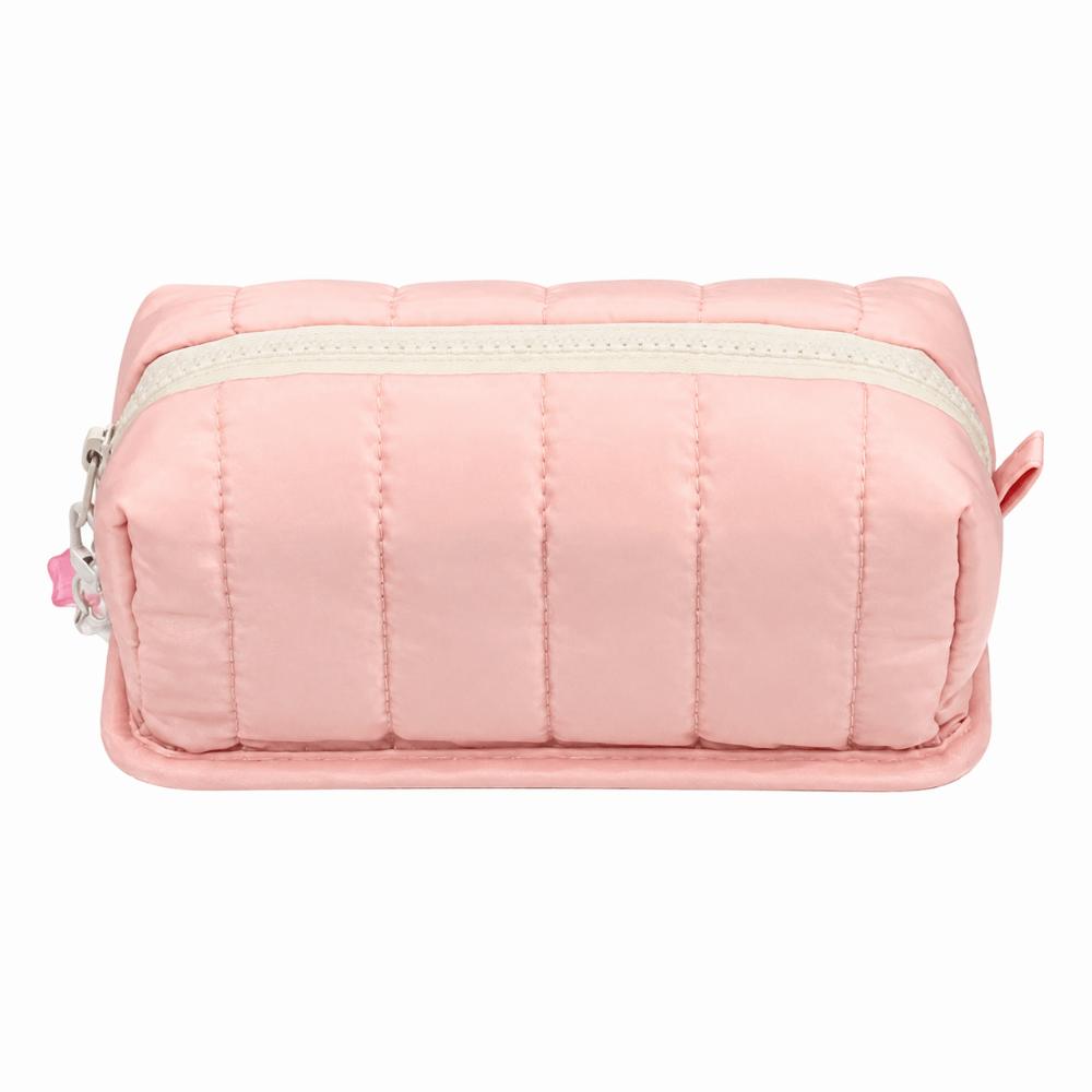 Large Capacity Pen Bag Solid Color Stationery Bag Portable Pencil Pouch  Gift