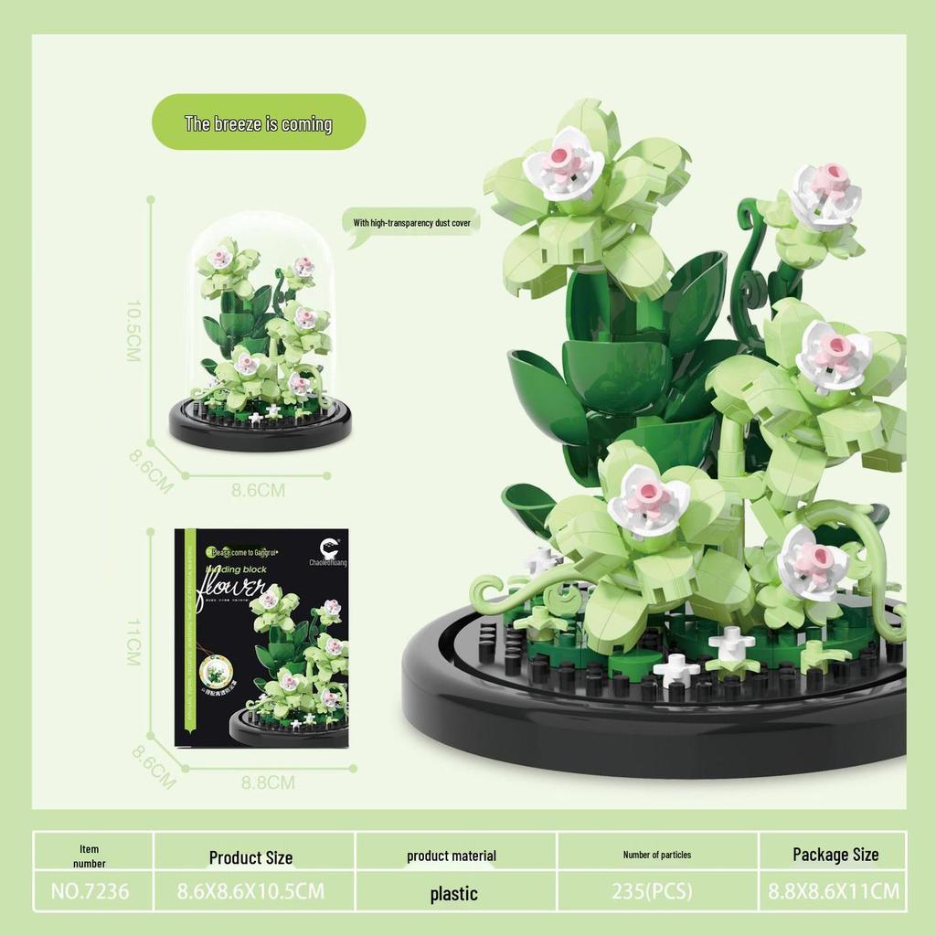 Суккулентный букет из цветов, конструктор - Праздничные подарки и игрушки