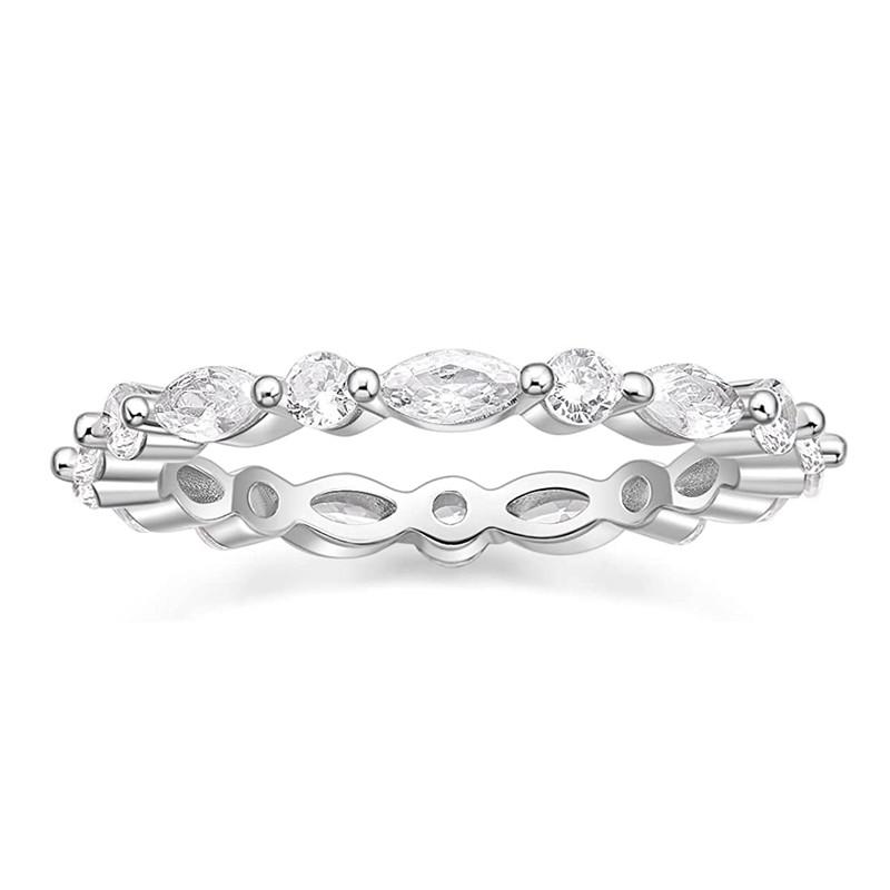 Кольца женские Huitan Marquise Cubic Zircon Design, тонкие, темпераментные, универсальные, женские, ювелирные изделия, необычный подарок