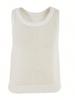 Women's Sleeveless Crochet Knit Tank Top Crew Neck Hollow Out Casual Summer Pullover