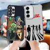 Мягкий аниме чехол для телефона G-Gorillaz для Samsung A17 A27 A07 A37 A57 A16 A56 A15 A55 A14 A54 A13 A53 A26 A36 A25 A35 A24 A34 A23 A33