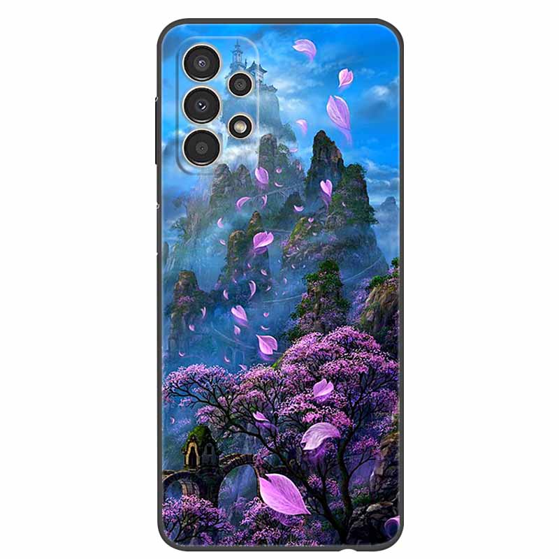 Для Samsung A13 4G чехол A135F мультфильм мягкий силиконовый волк телефон задняя крышка для Samsung Galaxy A13 4G чехлы лев Fundas A 13 2022