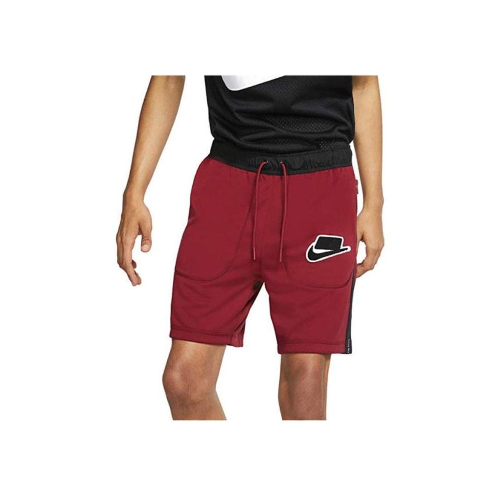 Nike Colorblock Logo Print Sports Shorts Men Bottoms Red BV4610-677