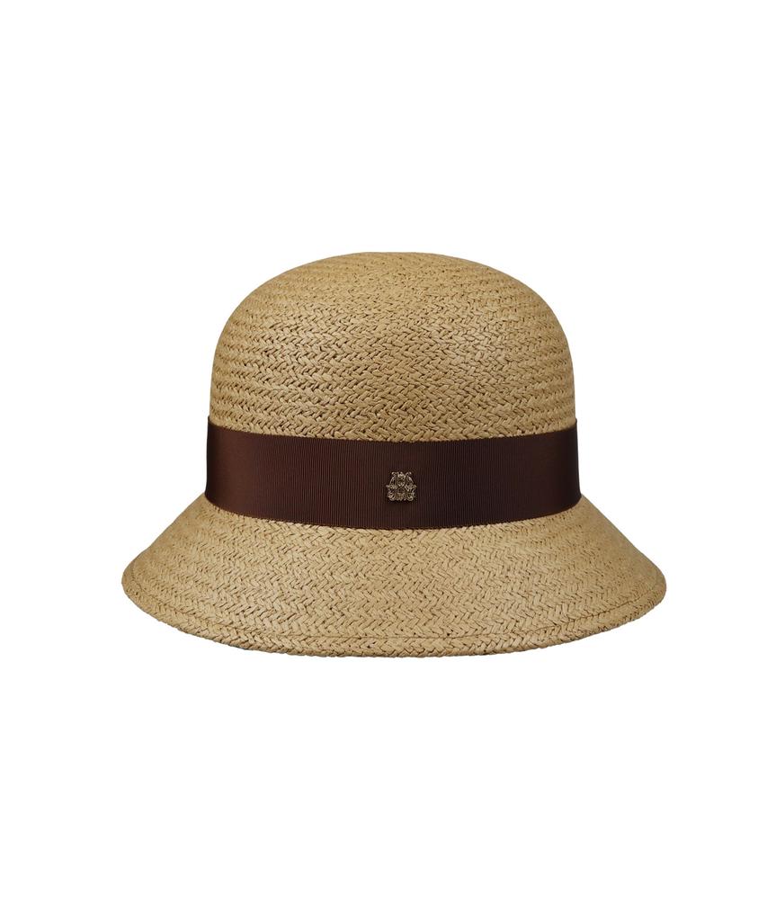 Kaliseumontapone Verdi Flower Raffia Cloche Hat