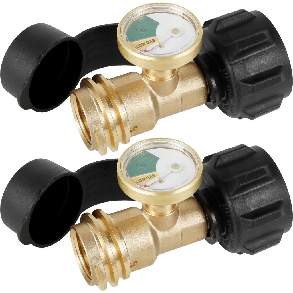 Манометр для пропана, индикатор уровня в баллоне с пропаном, адаптер для соединений типа Qcc1/1 для газового баллона для кемпинговой плиты