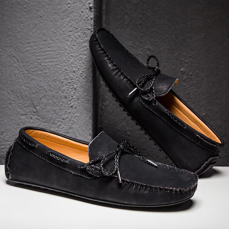 Повседневная обувь из натуральной кожи для мужчин, роскошные белые мужские мокасины, дышащие легкие мягкие туфли для вождения, большие размеры 38-48 49