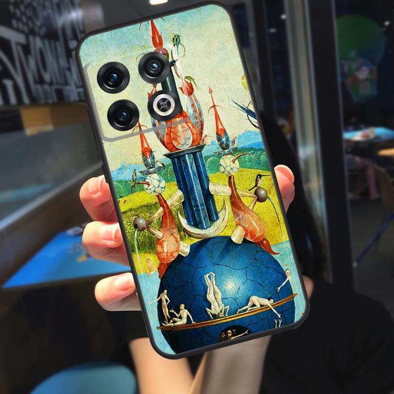 Hieronymus Bosch Art Funda For OnePlus 10T 8T 9RT 12 13 13R 11 9 10 Pro OnePlus Nord 4 CE 2 3 Lite N20 N30 Case