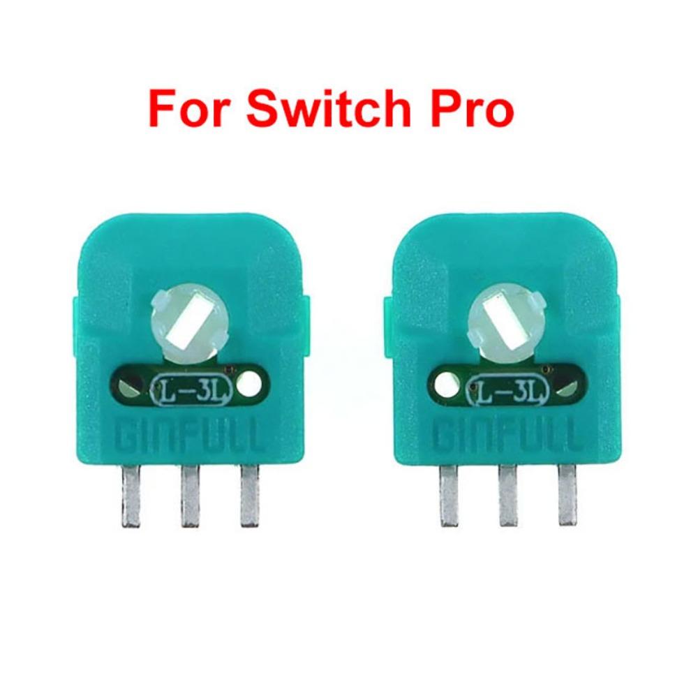 1 пара модулей датчика Холла, микроось, резистор для контроллера PS5/PS4/Switch/Pro/Xbox One