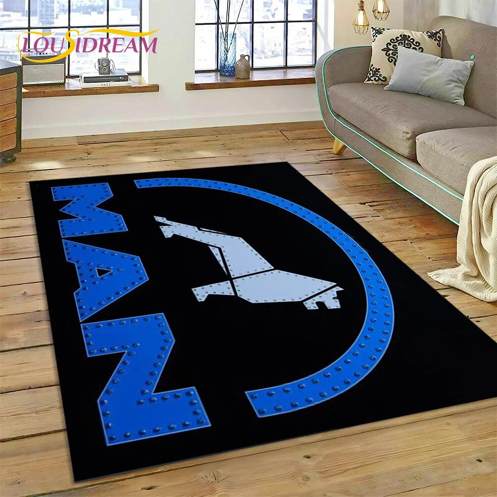 Ковер с 3D-печатью Логотип Грузовика для Спальни, Гостиной, Дома, Декора Дивана, Детских Игр, Большой Декор, Напольный Коврик, Подарок