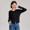 Hooded drawstring cardigan women's 2026 Spring and Autumn new fashionable top casual knit sweater