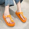 Fashion Smile Pop Fashion Flip-flop Sandals Women Summer Beach Shoes With Snap Fastening Women Adjustable Thick Sole Casual Women Shoes