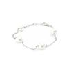 [I4001] - White 'Perla' Silver Bracelet