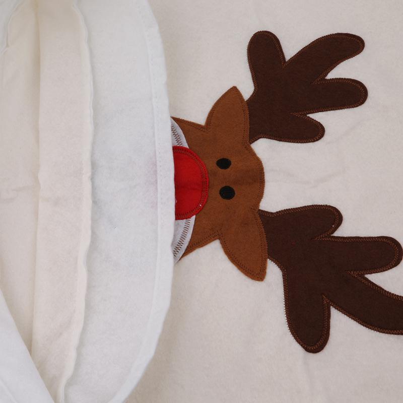 Оленья шляпа Чехлы на стулья Рождественский домашний декор Обеденный стул Рождественская шапка Наборы подарков