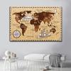 Vintage Old World Maps Canvas Painting Abstract Posters and Prints Wall Pictures for Living Room Study Office Room Decor Cuadros
