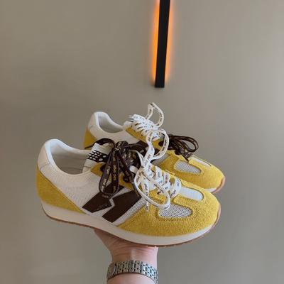 Ретро цветовая гамма, платформа, обувь Форреста Гампа женская 2025 новая удобная и легкая сетчатая дышащая повседневная спортивная обувь для моральной подготовки