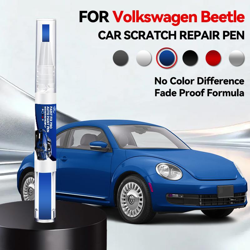 Для Volkswagen Beetle Автомобильный ремонтный маркер для краски Подкрашивание Удаление царапин Сделай сам Автоаксессуары Серый LD7X Коричневый Белый OK1 Серебристый Красный