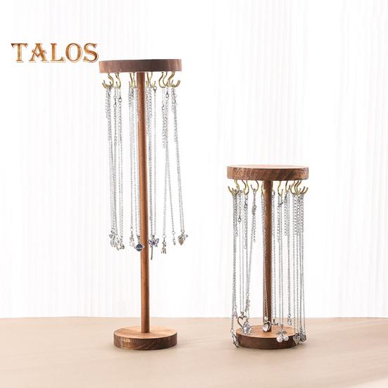 Подставка для ожерелий, органайзер для украшений с крючками, деревянная основа, органайзер для повязок на голову, подставка для девочек, ожерелий, браслетов