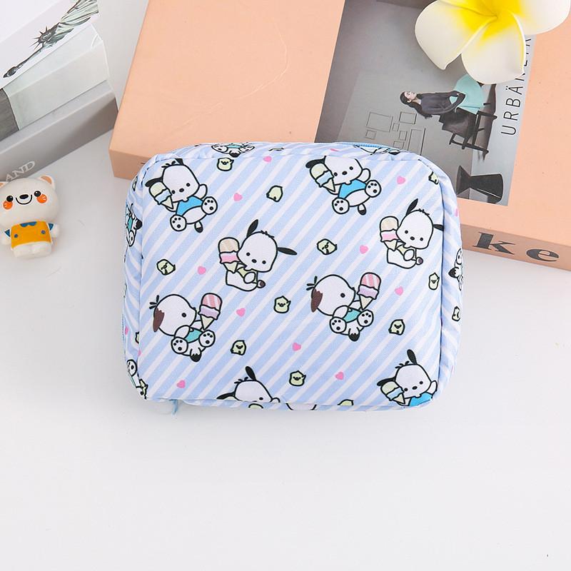 Snoopy Doraemon Hello Kitty Cinnamoroll Pattern Portable Makeup Storage Bag For Girls And Travel