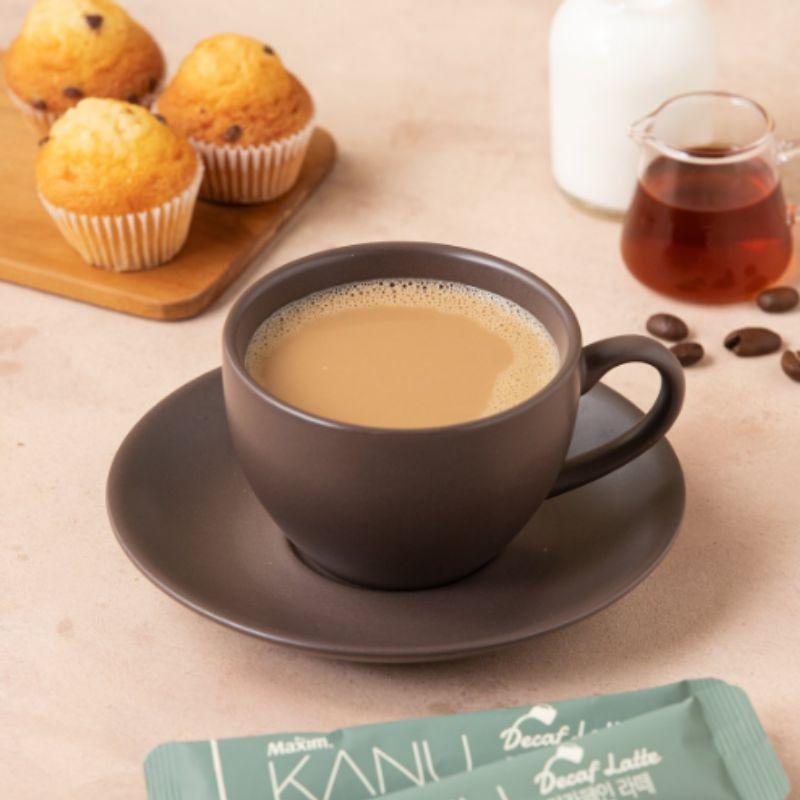 KANU Decaf Latte Korean Premium Instant Coffee Latte Mix 10 Sticks