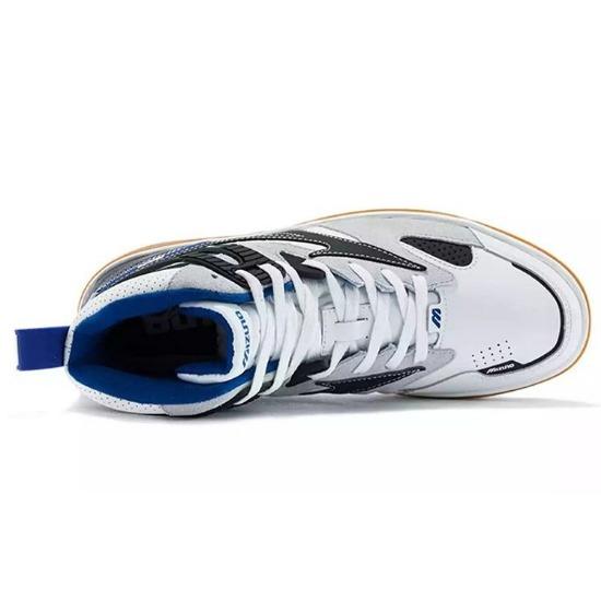 Mizuno CL MID Кеды на средней высоте для скейтбординга Повседневные кроссовки Черный Белый Королевский синий Унисекс D1GH202901