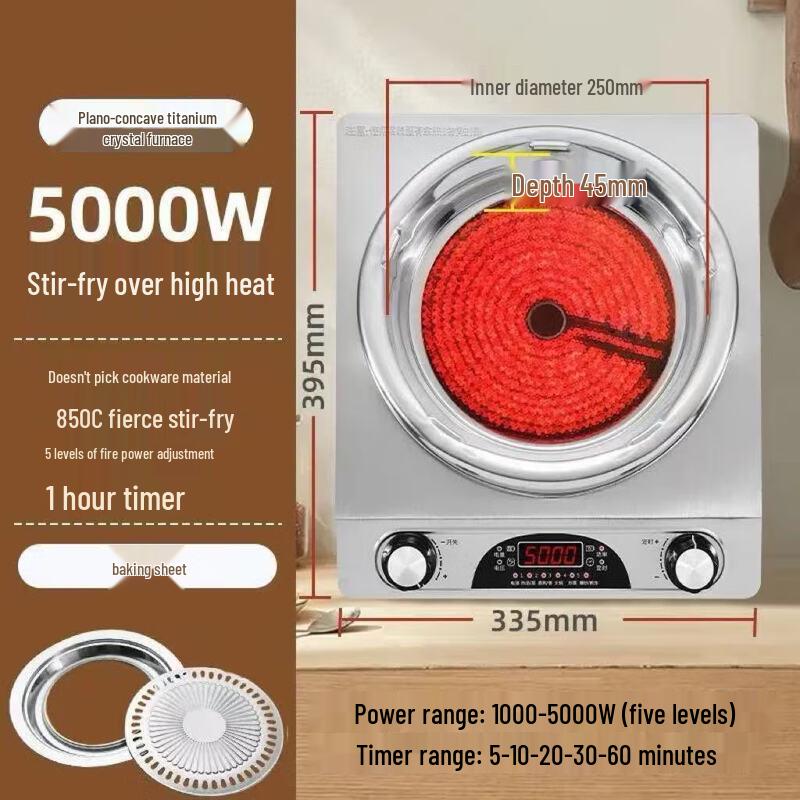 ZISIZ Набор бытовых многофункциональных индукционных и керамических плит