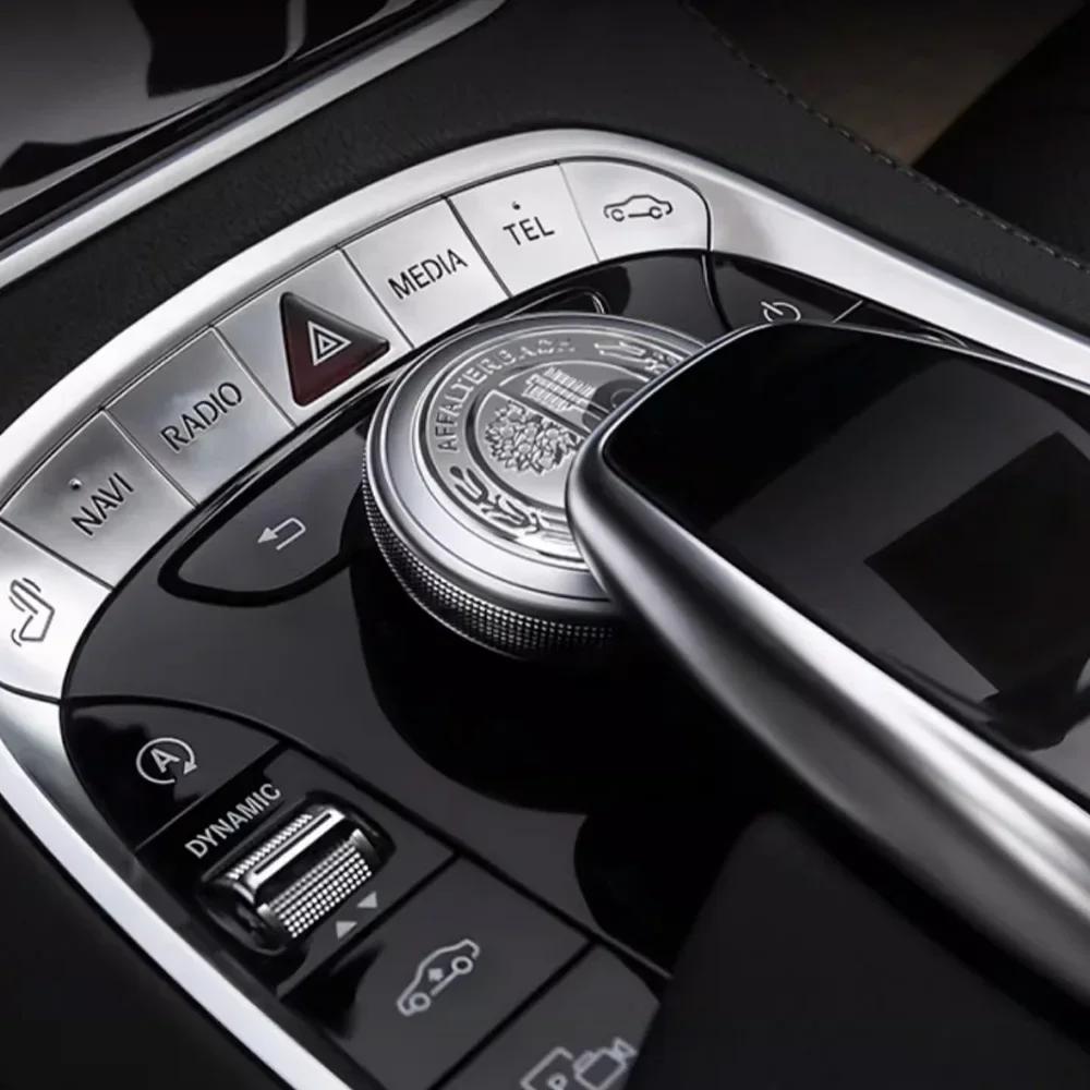 Наклейка на мультимедиа 47 мм для Mercedes Benz GLC GLB AMG W212 W213 W205 W177 W204 W211 W202 E300 C180 C63 E63 Ручка центральной консоли