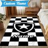 Custom Name Botafogo Pride Emblem Rug Game Carpet, Floor Mat for Bedroom Living Room Entryway Rug, Home Decor Idea Gift for Christmas birthday