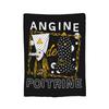 Плед-покрывало из кораллового флиса с принтом Angine De Poitrine, декоративный, многофункциональный, мягкий плед для кровати, спальни, коврик