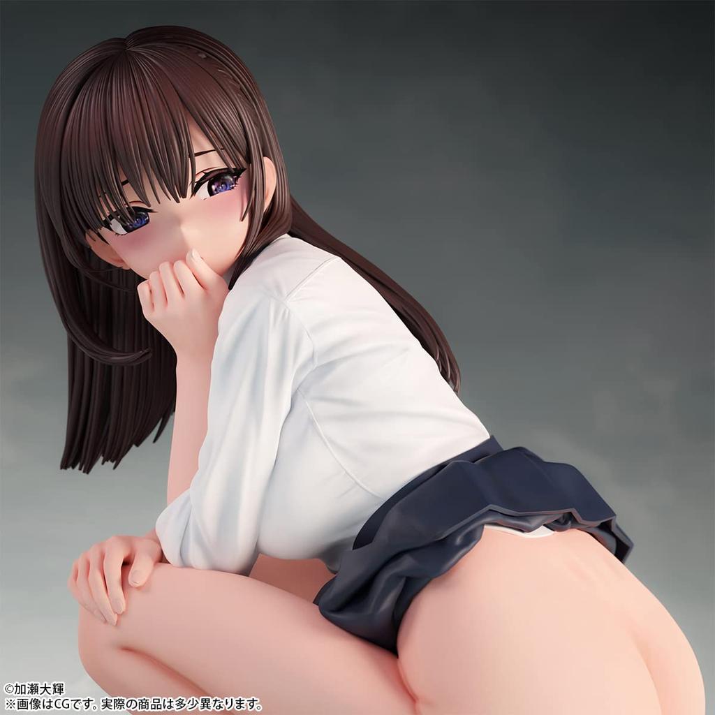 Insight Daiki Kase Illustration Undressed Scale Painted Finished Figure "Crouching JK" Ver. 1/7