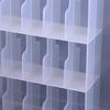 30 Grid Nail Polish Display Organizer Box Clear Double Side Nail Uv Gel Holder Shelf Quick Install Cosmetic Rack Manicure
