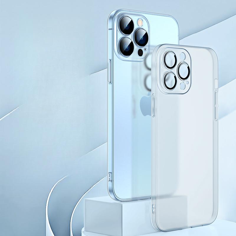 Сверхтонкий ПК Закаленный чехол для мобильного телефона для iPhone 15, подходит для магнитно притягивающегося Apple 14, матовый 13pro, чехол с защитой объектива