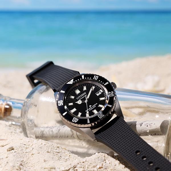 Citizen NB6021-17E ( Watch PROMASTER MARINE Series Mechanical Diver200m Urethane Band) Round Watch