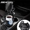 SEAMETAL-Porte-gobelet De Voiture Multifonctionnel, Support De Téléphone 3 En 1, Support De Montage De Téléphone, Réglable, Rotatif, Tasse Rapide,